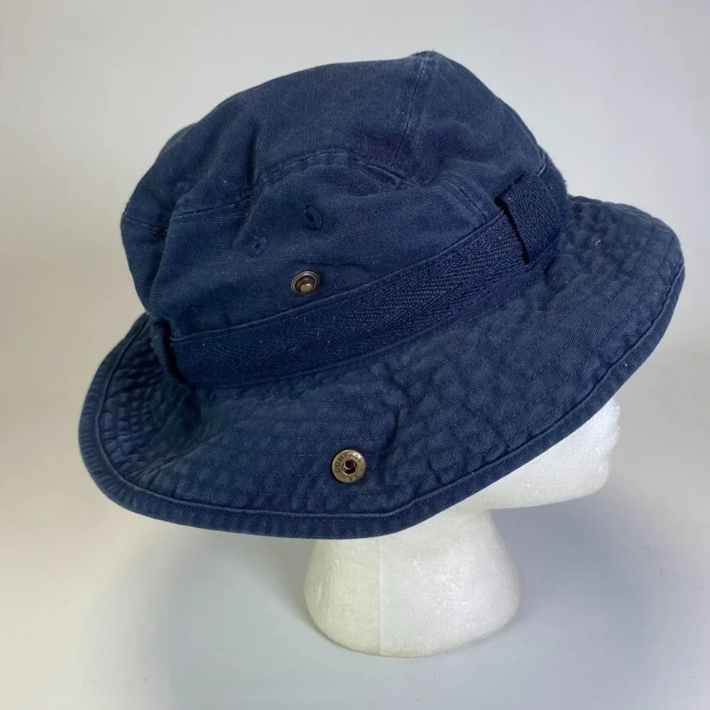 Old Navy Bucket Kids Size L Blue Snap Up Sides Explorer Sun Cap‎ Fisherman Beach